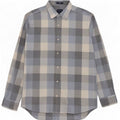 Camisa masculina Gant Regular Fit tamanho 41/42 16 1/2 grande algodão guingão azul