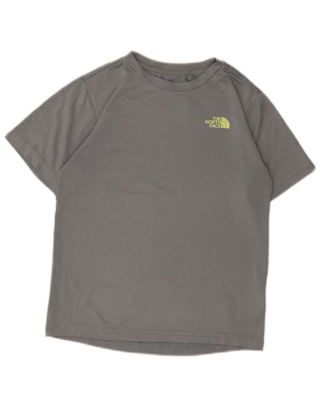 Camiseta The North Face Boys Top 9-10 Anos Cinza Médio Poliéster