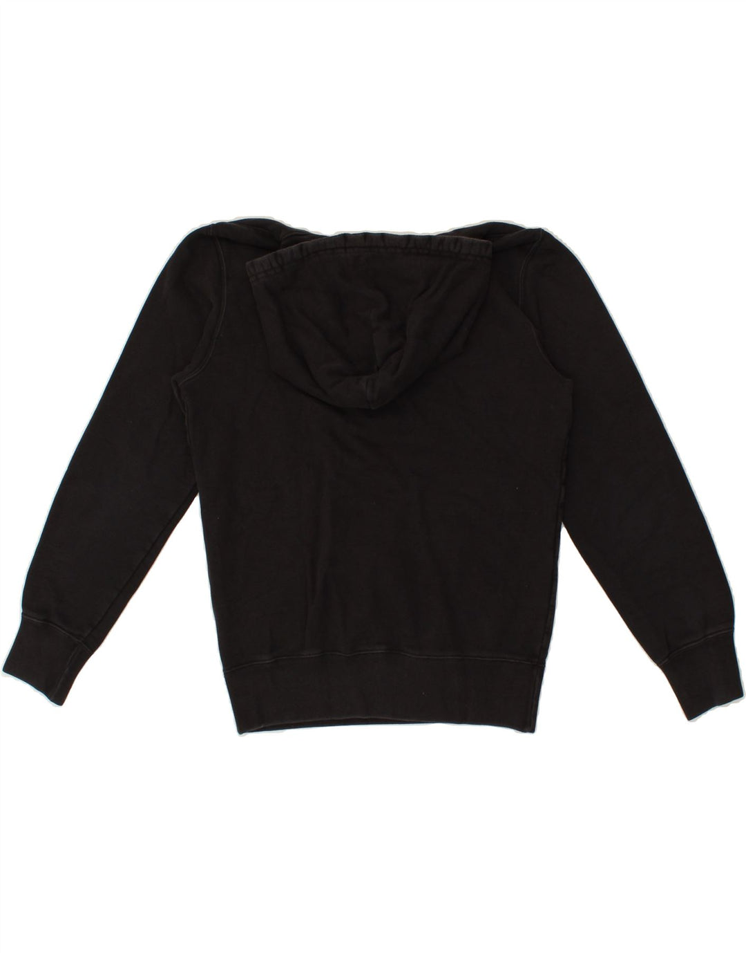 CHAMPION Mens Graphic Hoodie Jumper Small Black Cotton Vintage Champion and Second-Hand Champion from Messina Hembry 