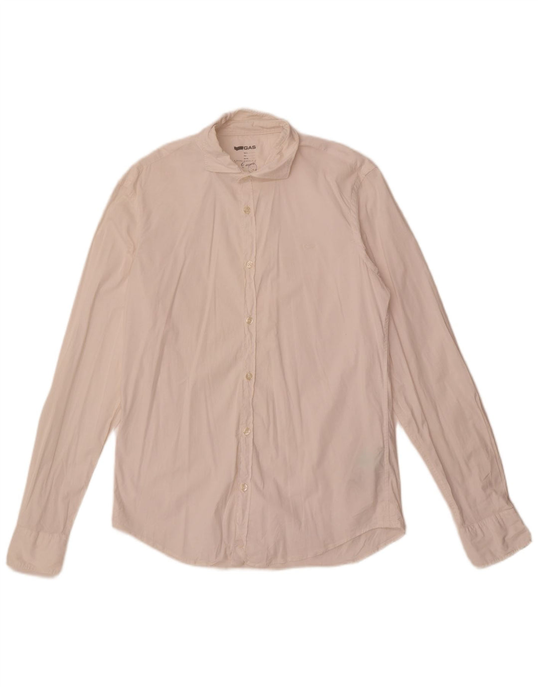 Camisa masculina Gas grande algodão branco