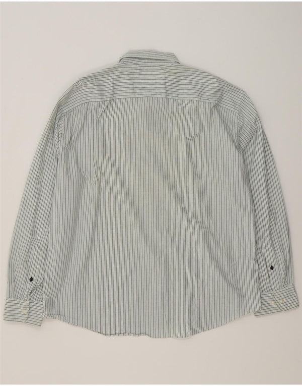Camisa masculina TOMMY HILFIGER 2XL algodão listrado verde