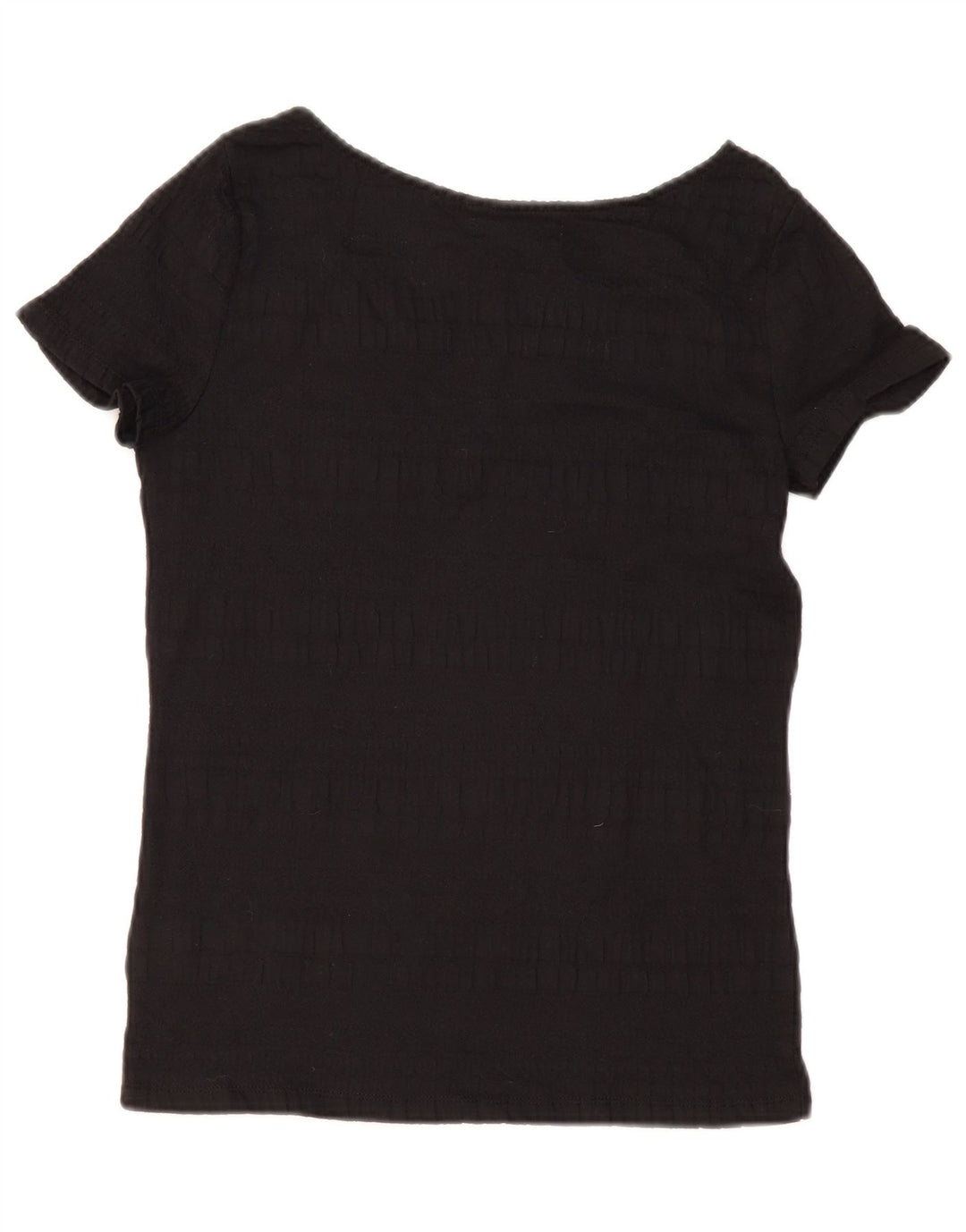 Blusa feminina RALPH LAUREN UK 12 algodão preto médio