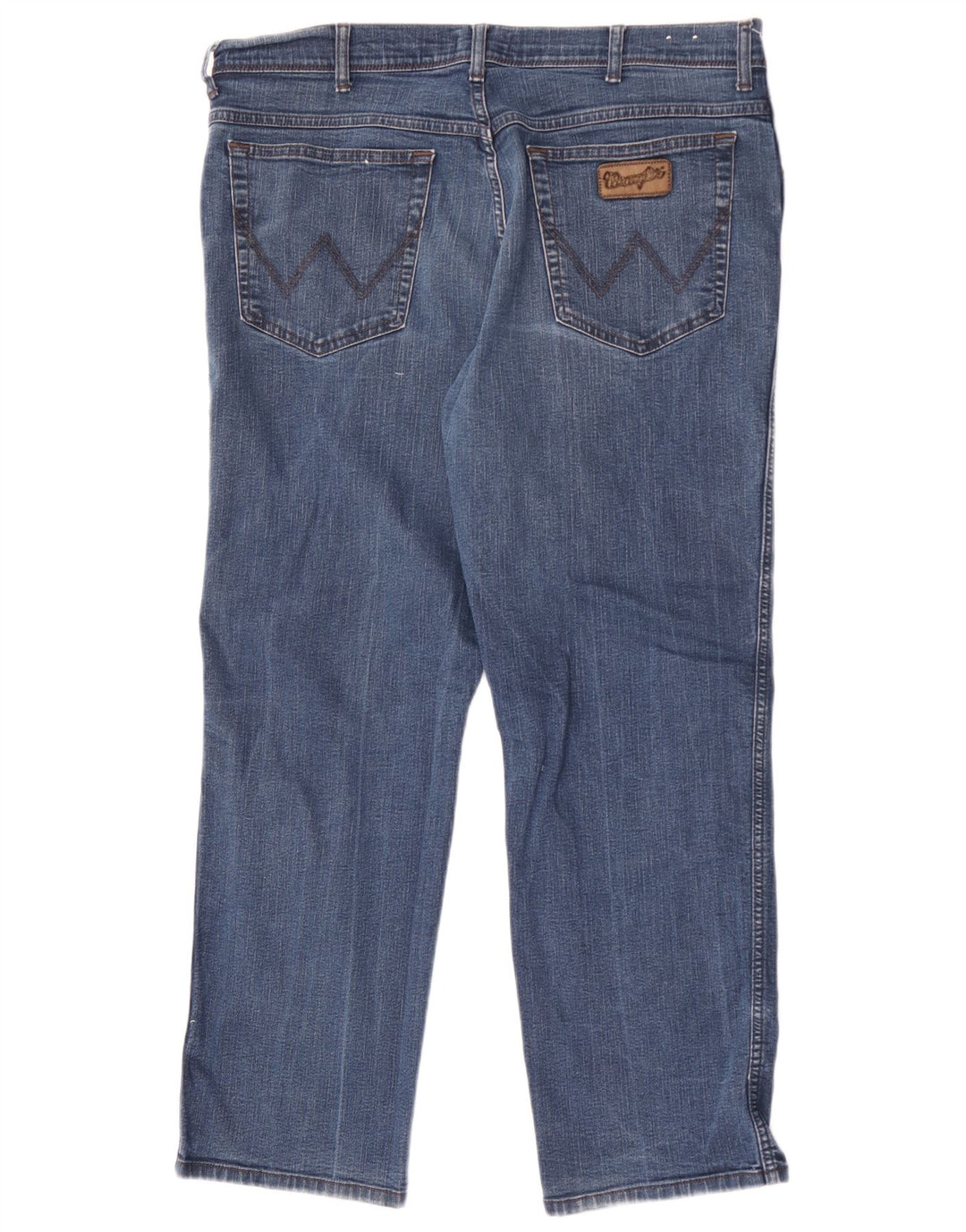 Wrangler Masculino Texas Straight Jeans W40 L30 Azul Algodão