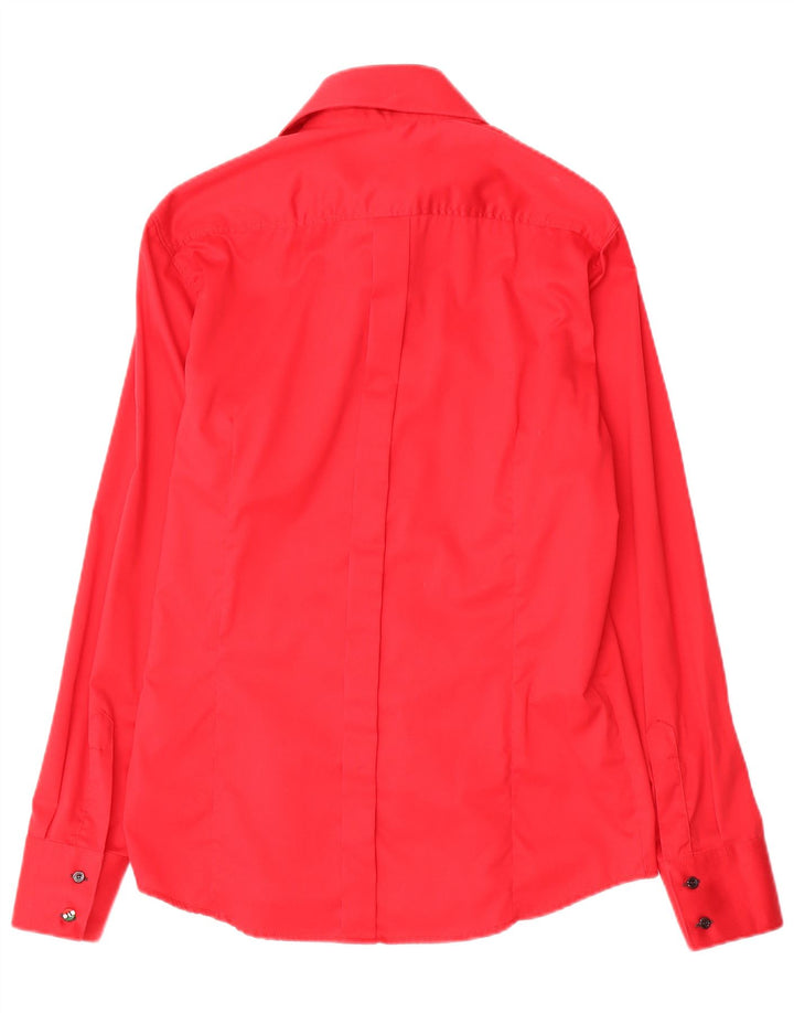 Camisa masculina Naracamicie grande algodão vermelho