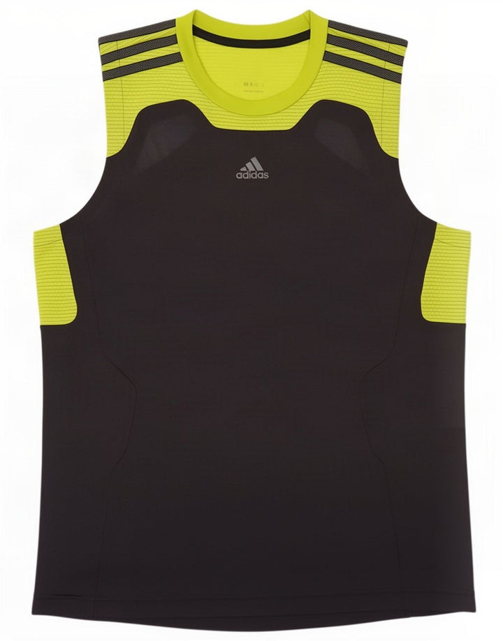 Adidas Menino Colete Top 13-14 Anos Cinza Colorblock
