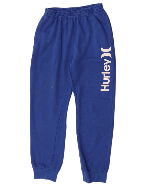 Calça Hurley Boys Graphic Treino Joggers 15-16 Anos Azul Algodão