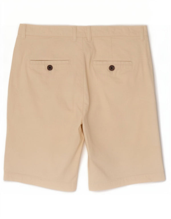 Shorts Chino Feminino Superdry UK 14 Grande W34 Algodão Bege