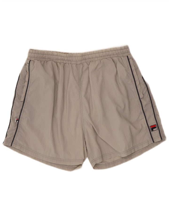 Fila Mens Sport Shorts Pequeno Cinza