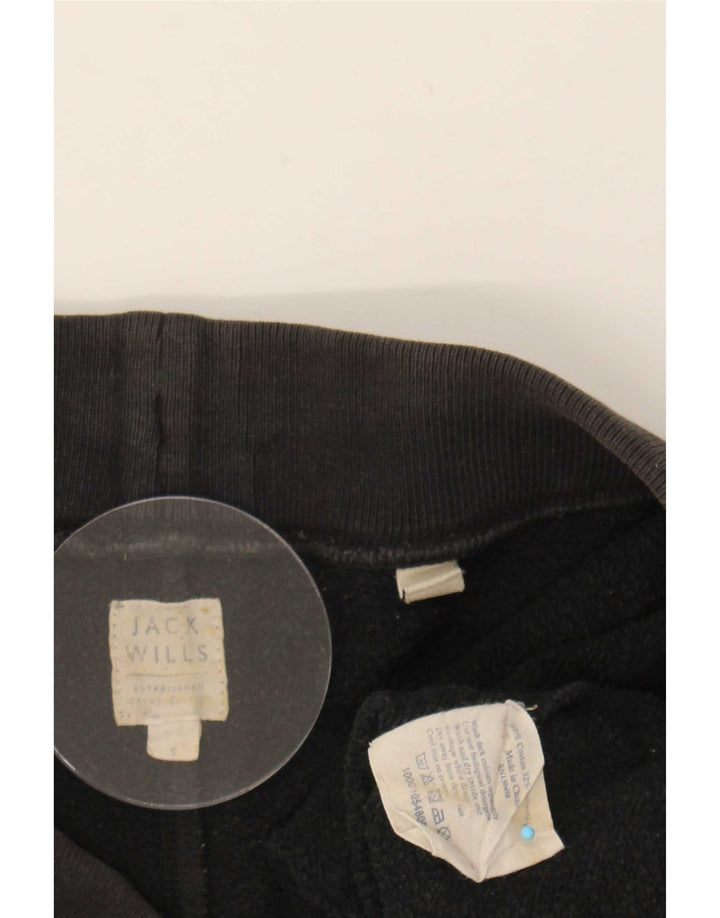 Jack Wills Mens Sport Shorts Pequeno Algodão Preto