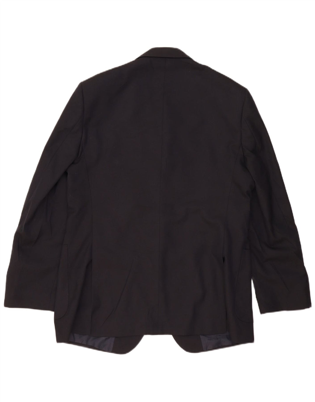 Jaqueta blazer masculina longa de 2 botões Marks & Spencer Reino Unido 44 XL azul marinho