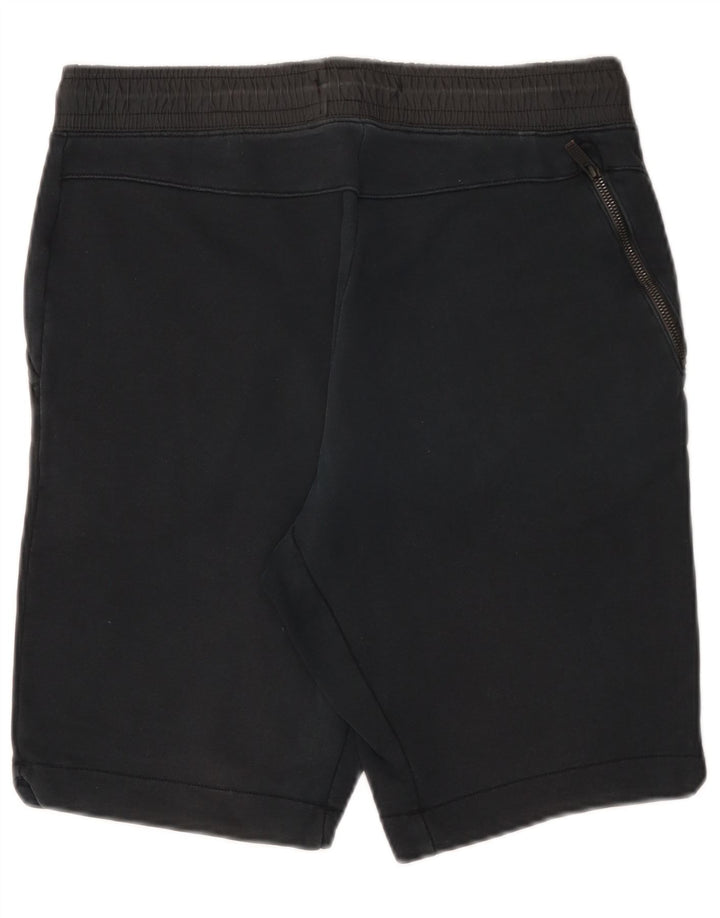 Shorts esportivos masculinos NIKE de algodão preto médio