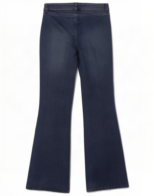 Lee Womens Kiana Flared Jeans W30 L31 Azul Algodão