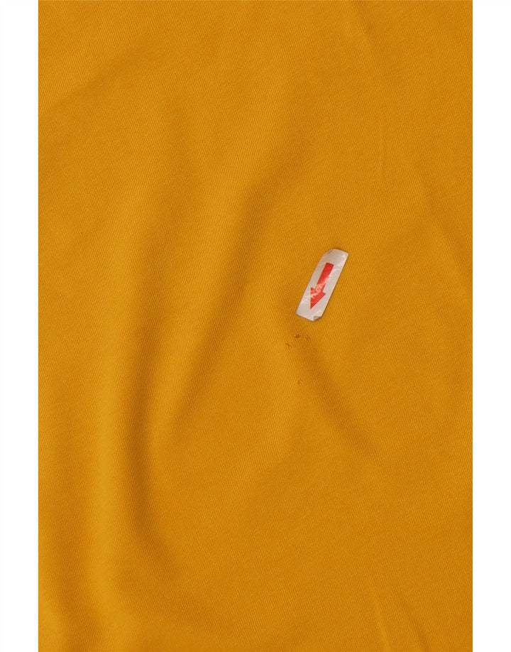 Camiseta masculina Asics Top XL algodão amarelo