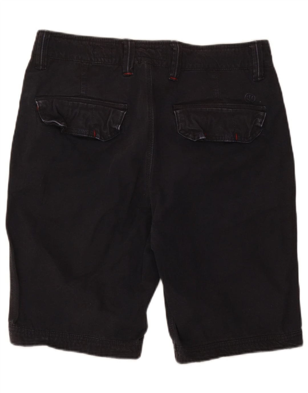 Shorts Chino Masculino Fat Face W34 Grande Algodão Preto