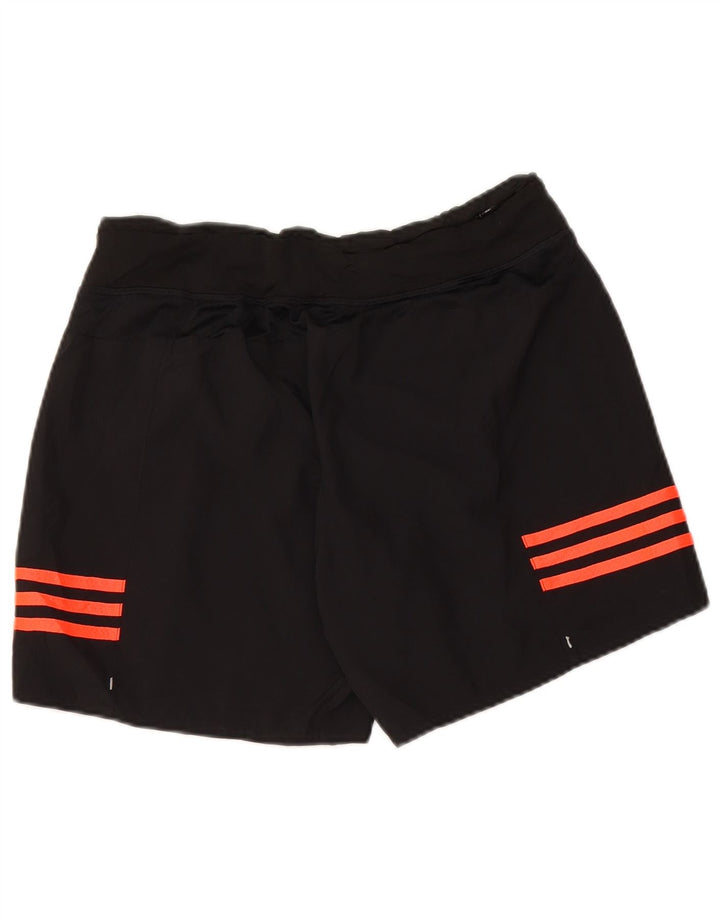 Adidas Womens Climalite Sport Shorts UK 8/10 Pequeno Poliéster Preto