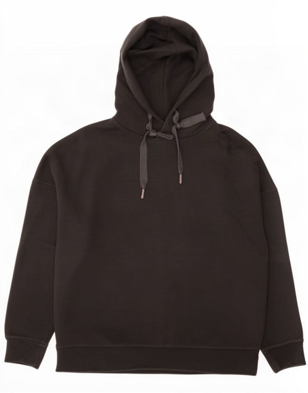 Zara Mens Loose Fit Hoodie Jumper Cinza Médio