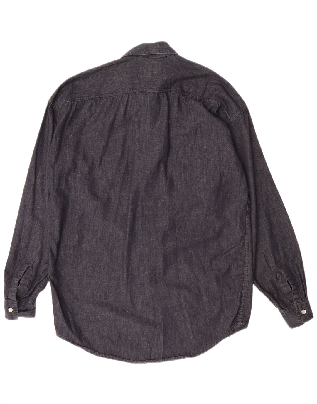 Camisa jeans masculina Americanino de algodão azul marinho médio