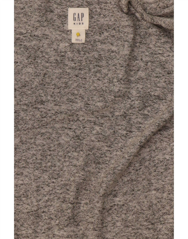 Suéter cardigã aberto para meninas Gap 8-9 anos rayon cinza médio