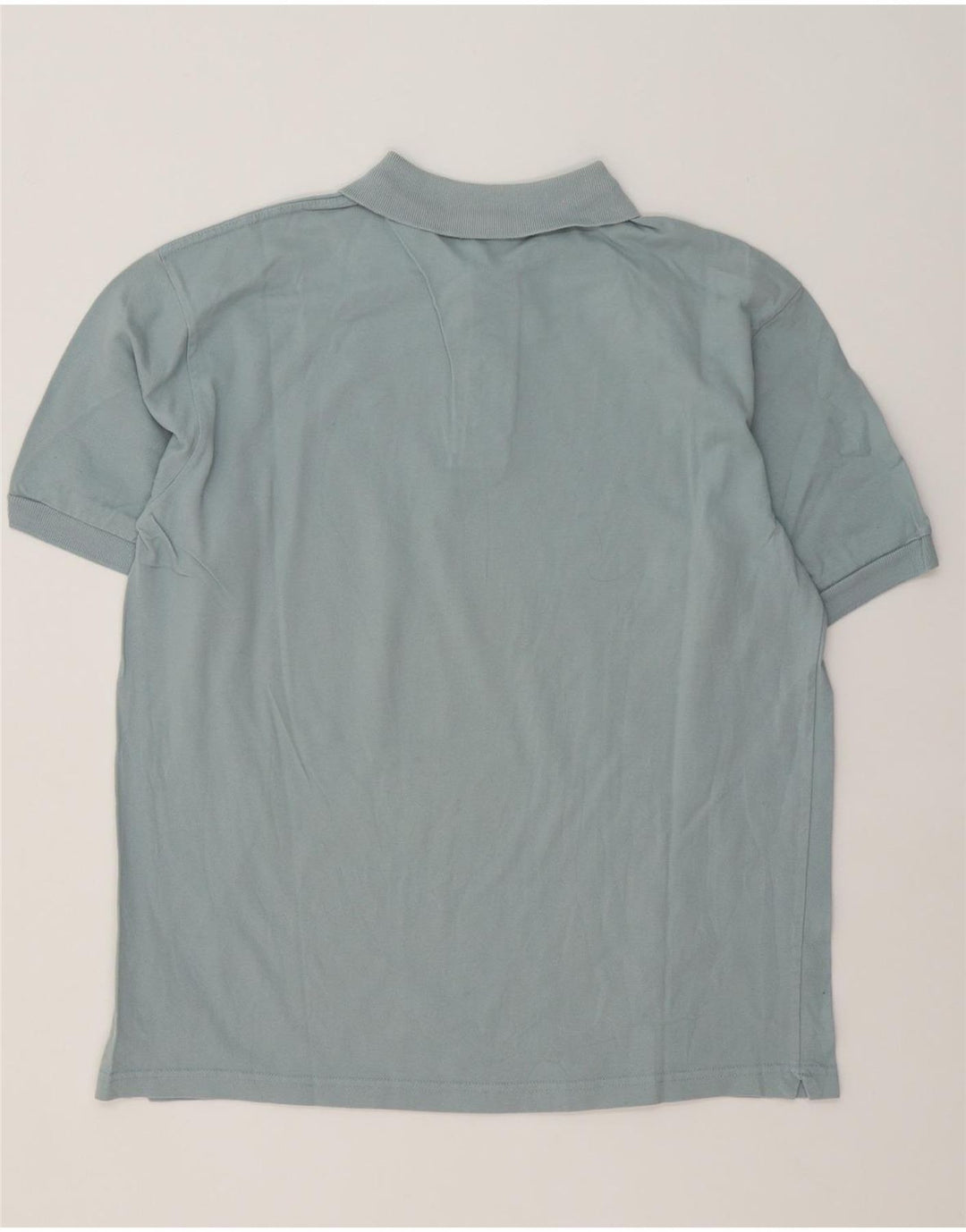 Camisa polo masculina Diadora grande algodão azul