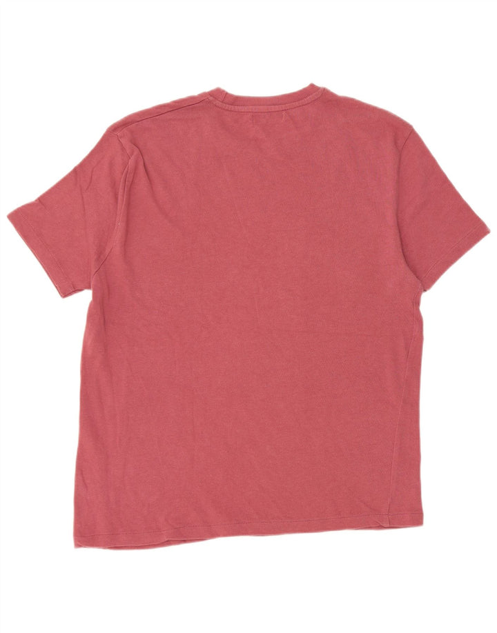Zara Camiseta masculina grande rosa