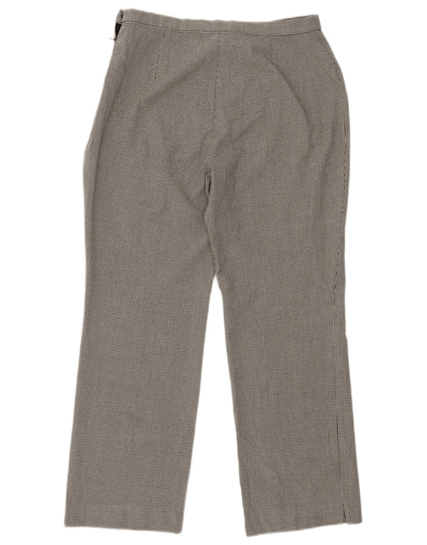Calça casual curta feminina Marks & Spencer Reino Unido 12 médio W30 L25 cinza