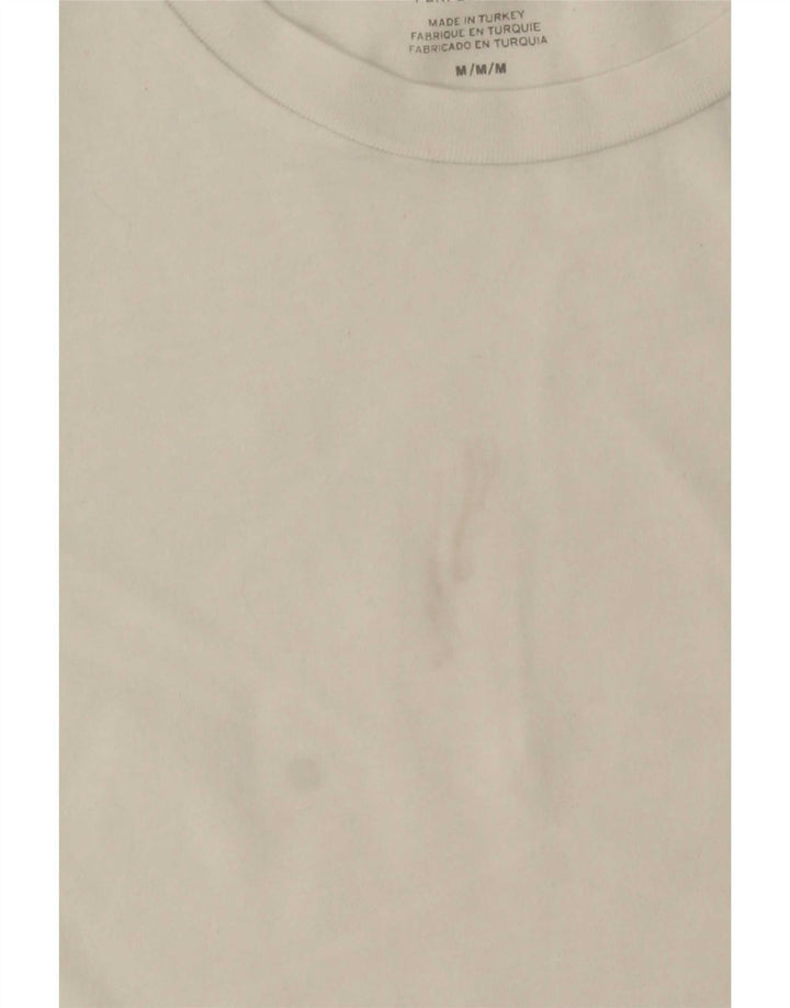 Camiseta feminina Levi's UK 14 médio branco
