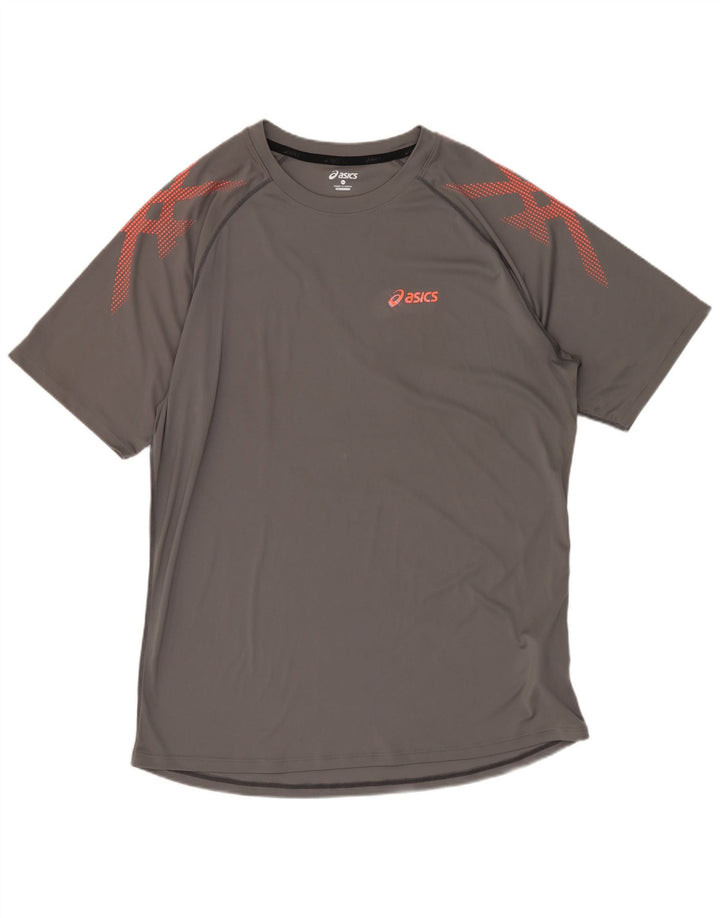 Camiseta Asics Masculina Graphic Top XL Cinza Poliéster Esportes