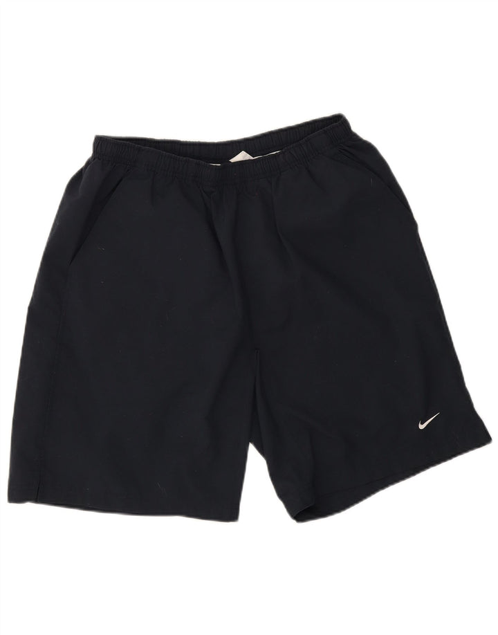 Shorts esportivos masculinos Nike grandes azul marinho