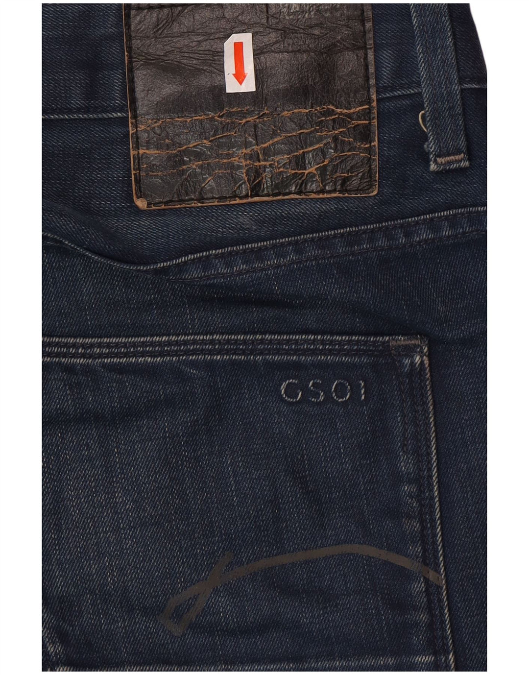 Jeans retos masculinos G-STAR W33 L34 algodão azul