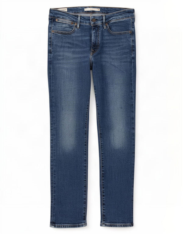Calça jeans feminina Levi's 712 Slim W28 L28 azul algodão