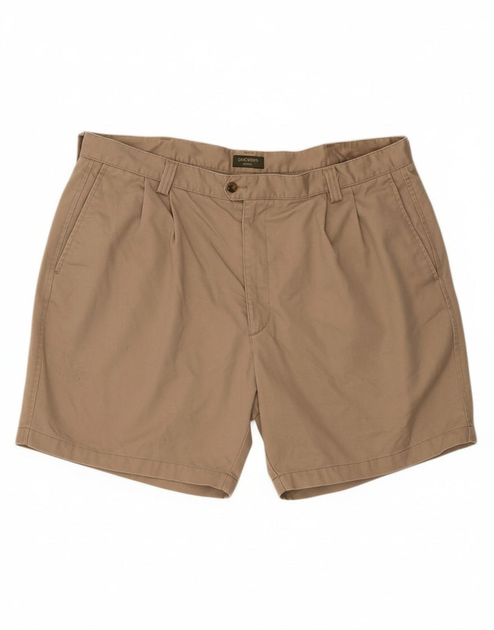 DOCKERS Masculino Khakis Chino Shorts W42 2XL Algodão Bege