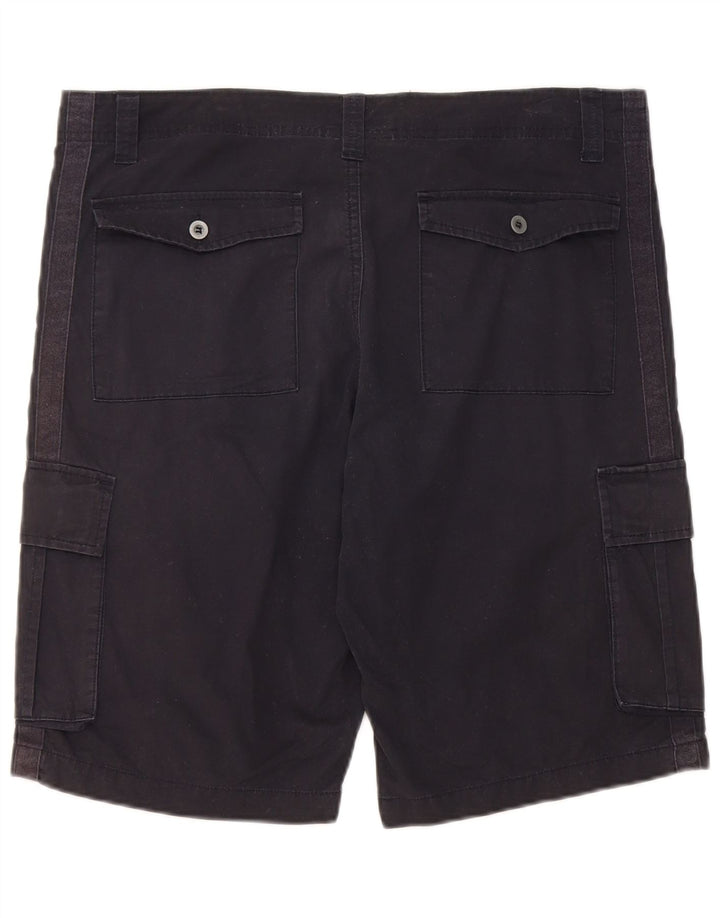 Lotto Mens Cargo Shorts W36 Grande Algodão Azul Marinho