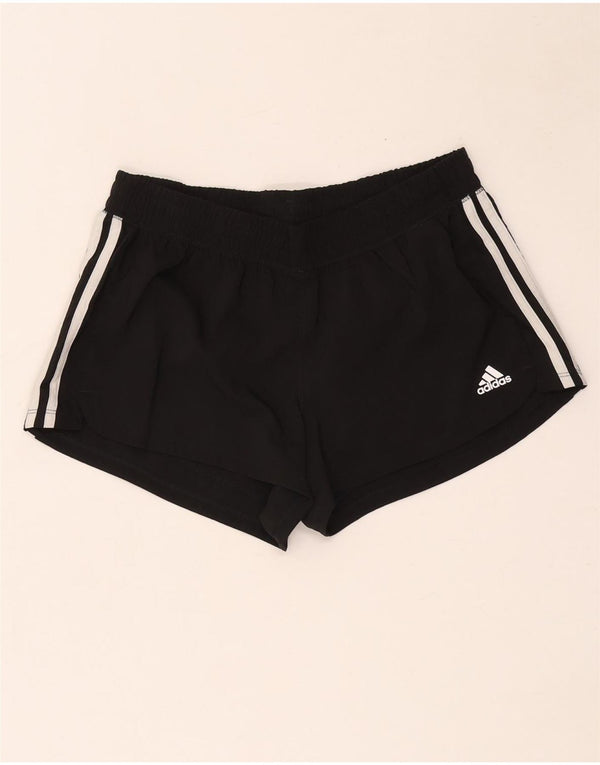 Adidas Womens Aeroready Sport Shorts UK 12/14 Médio Preto Poliéster