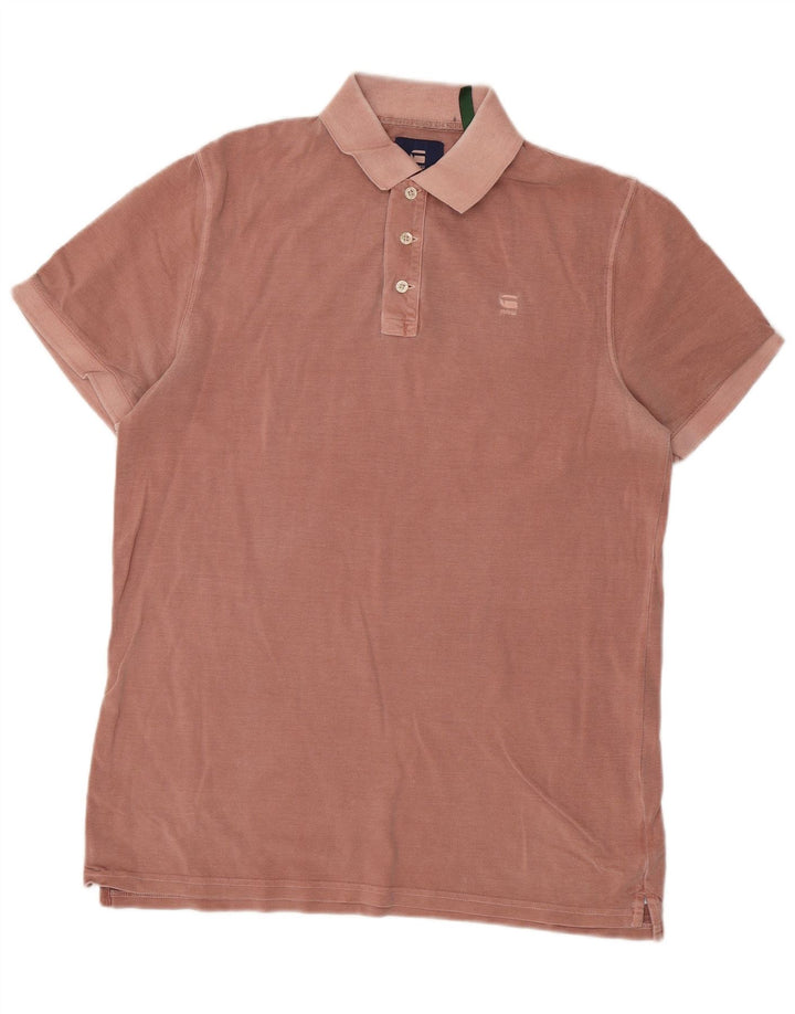 Camisa polo masculina G-Star grande rosa
