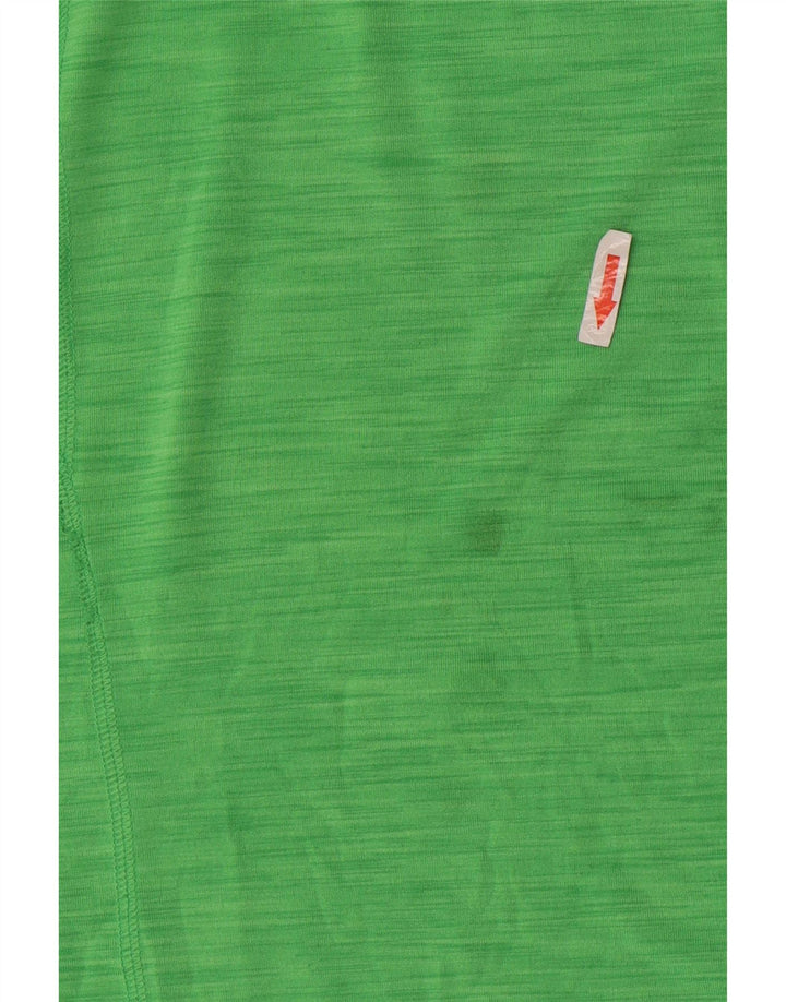 Camiseta feminina Reebok Top UK 12 Poliéster manchado verde médio