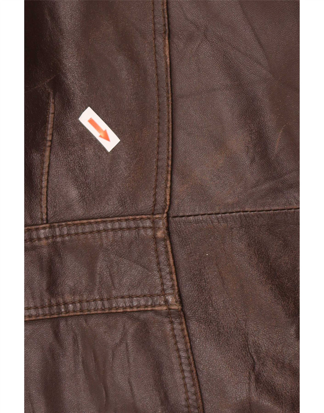Jaqueta de couro masculina In Extenso UK 40 grande marrom