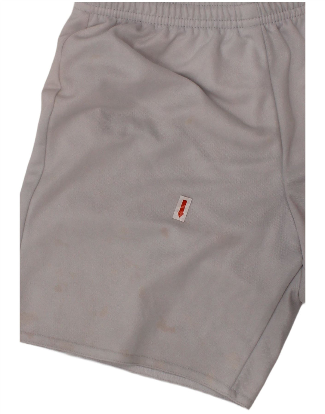 Shorts esportivos Adidas Climalite para meninos 9-10 anos branco poliéster