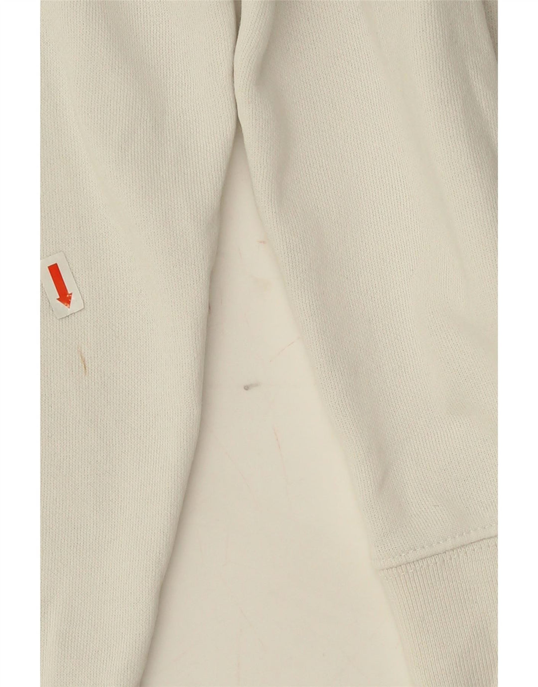 Jumper feminino com capuz grande Champion UK 10 pequeno branco