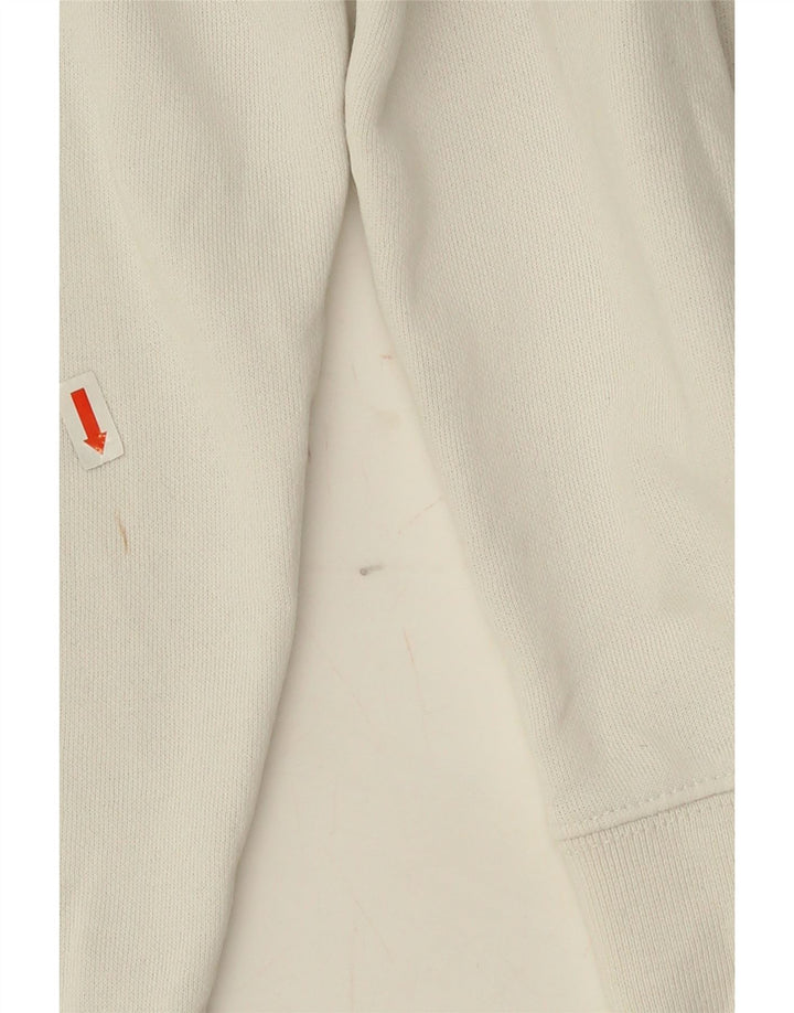 Jumper feminino com capuz grande Champion UK 10 pequeno branco