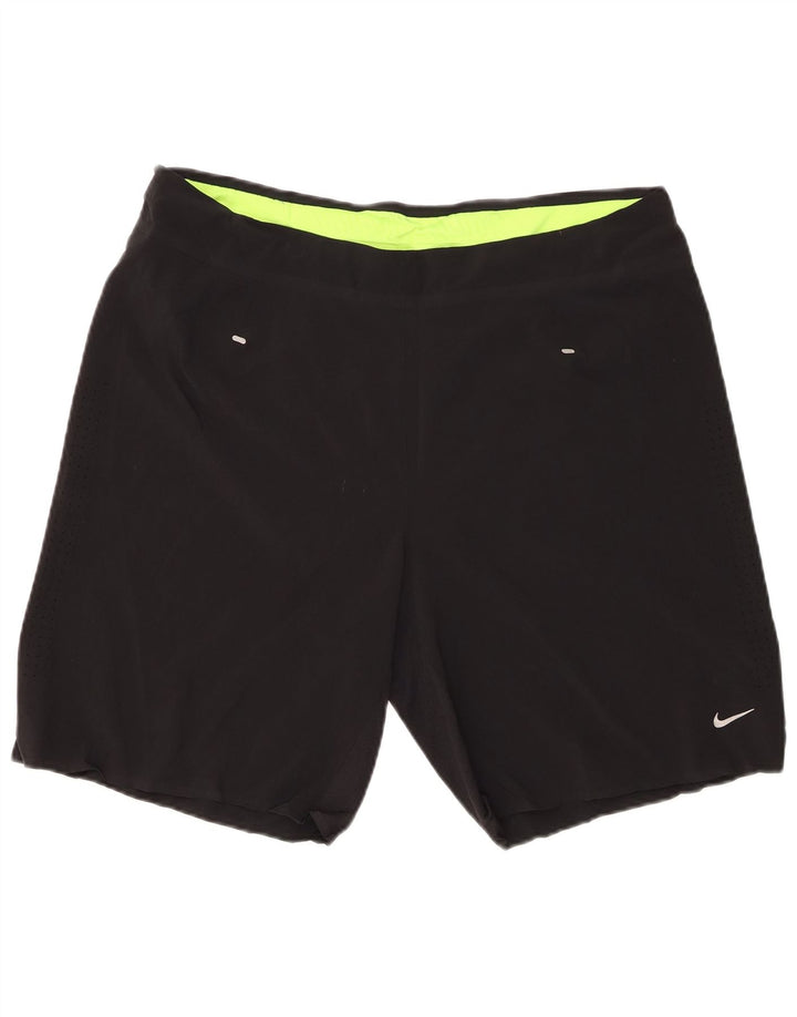 Nike Mens Dri Fit Sport Shorts Médio Preto Poliéster