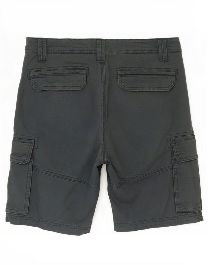 Shorts cargo masculino Fat Face W32 algodão azul médio