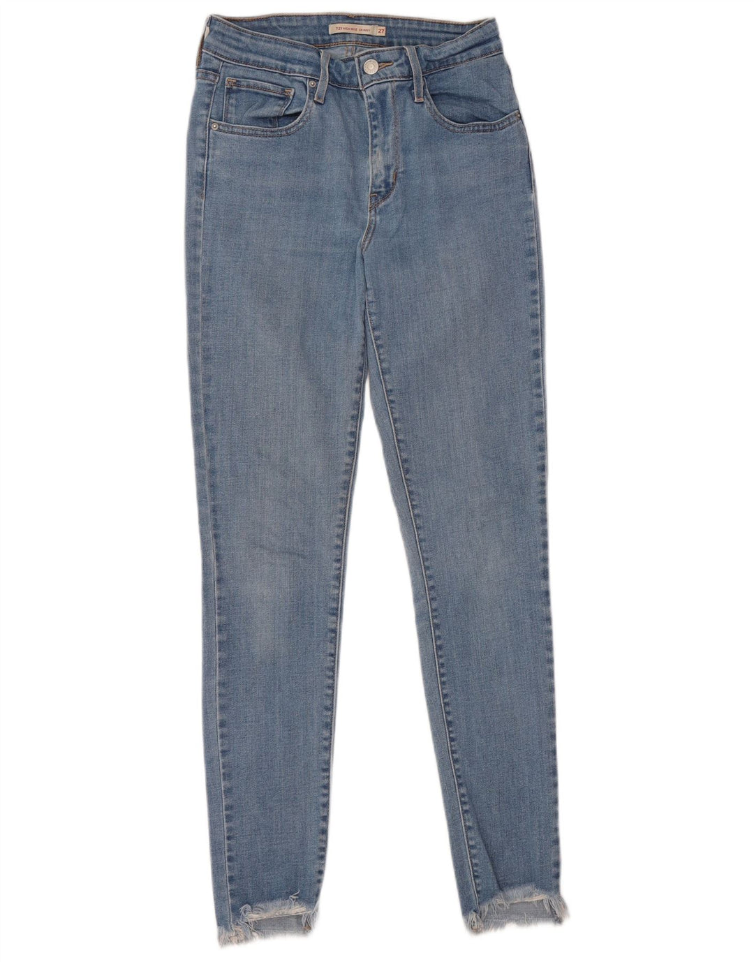 Calça jeans feminina Levi's 721 High Rise Skinny W27 L32 azul algodão