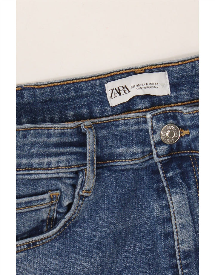 Zara Jeans Skinny Feminino EU 40 Médio W30 L27 Azul