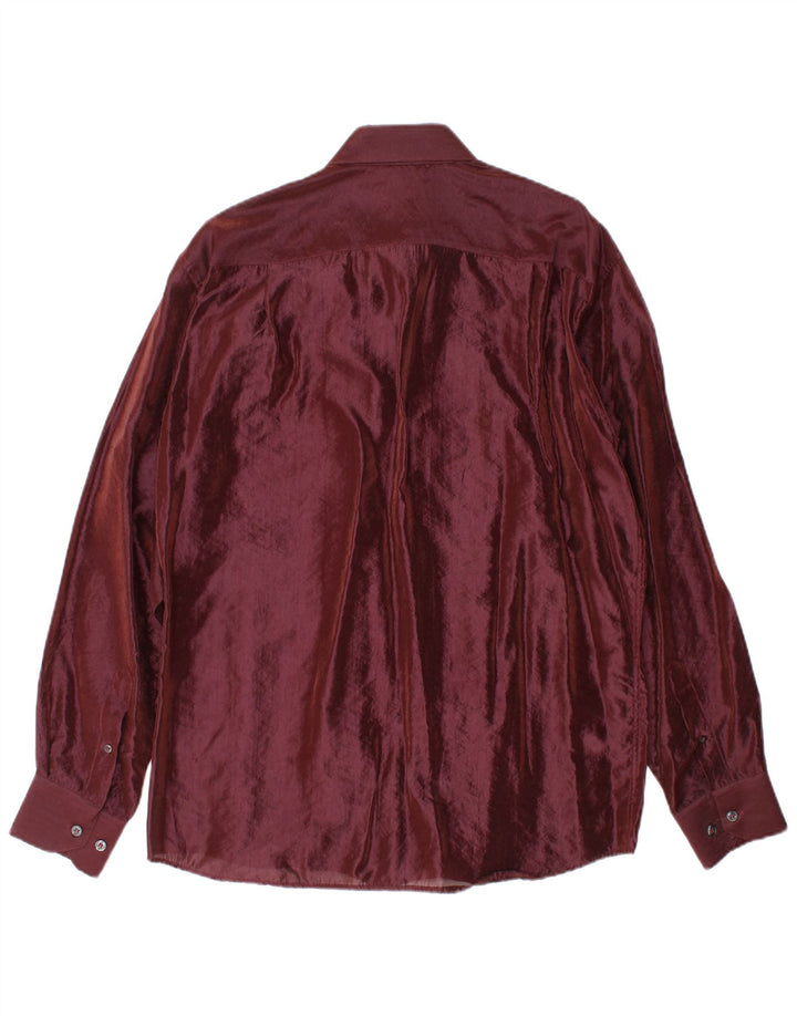 Trend Camisa Masculina Média Borgonha