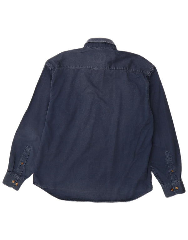 Camisa masculina Dickies de algodão azul marinho médio