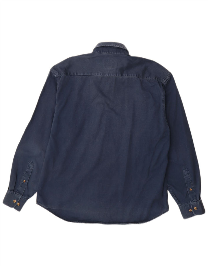 Camisa masculina Dickies de algodão azul marinho médio