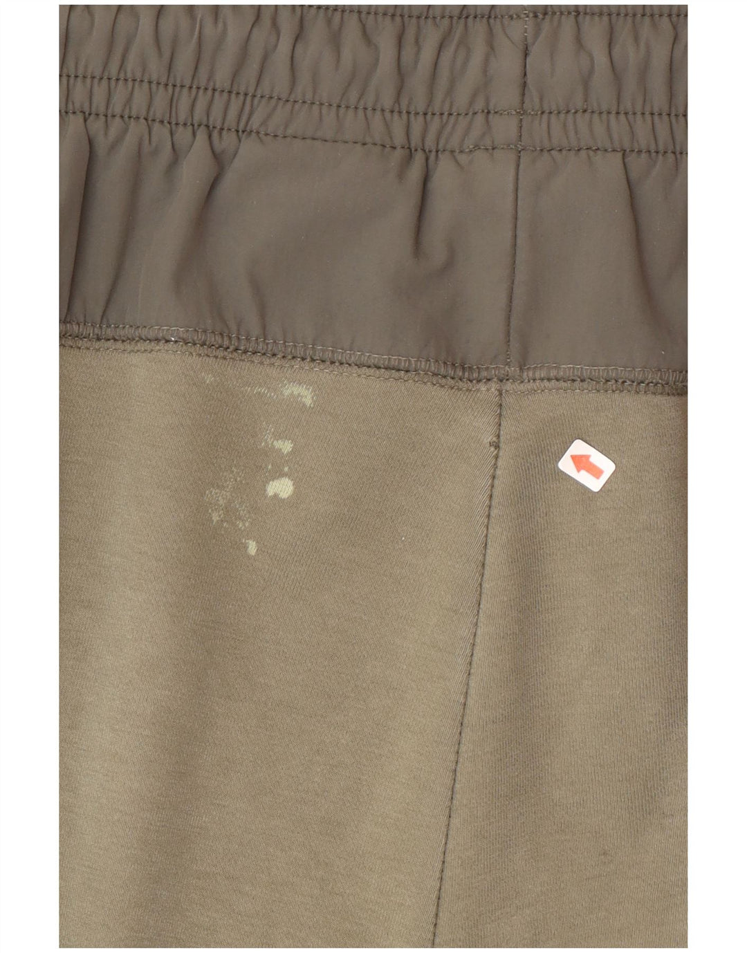 Calça de treino masculina Nike grande verde colorblock algodão