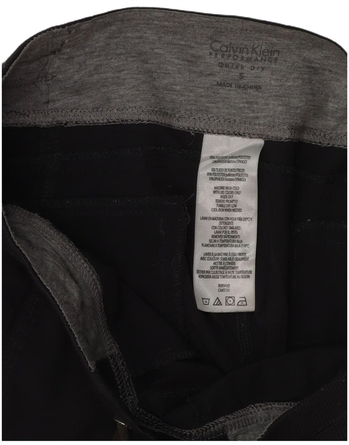 Calça de treino feminina CALVIN KLEIN Joggers UK 10 poliéster cinza pequeno