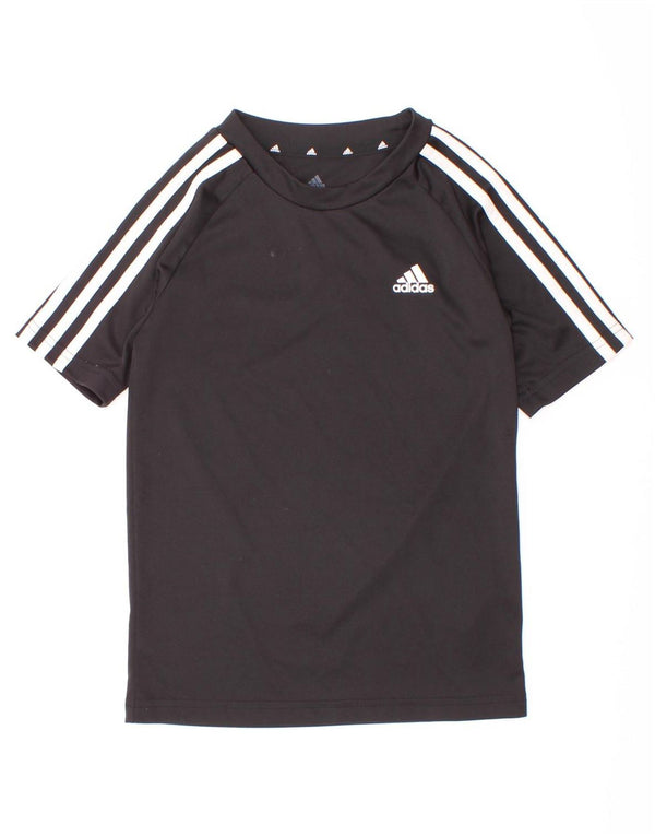 Camiseta Adidas Boys Aeroready Top 7-8 Anos Preto Poliéster