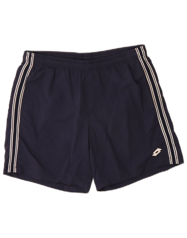 Lotto Mens Sport Shorts Pequeno Azul Marinho